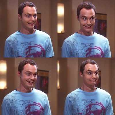  to take it as a compliment until I googled Sheldon Cooper smiling 